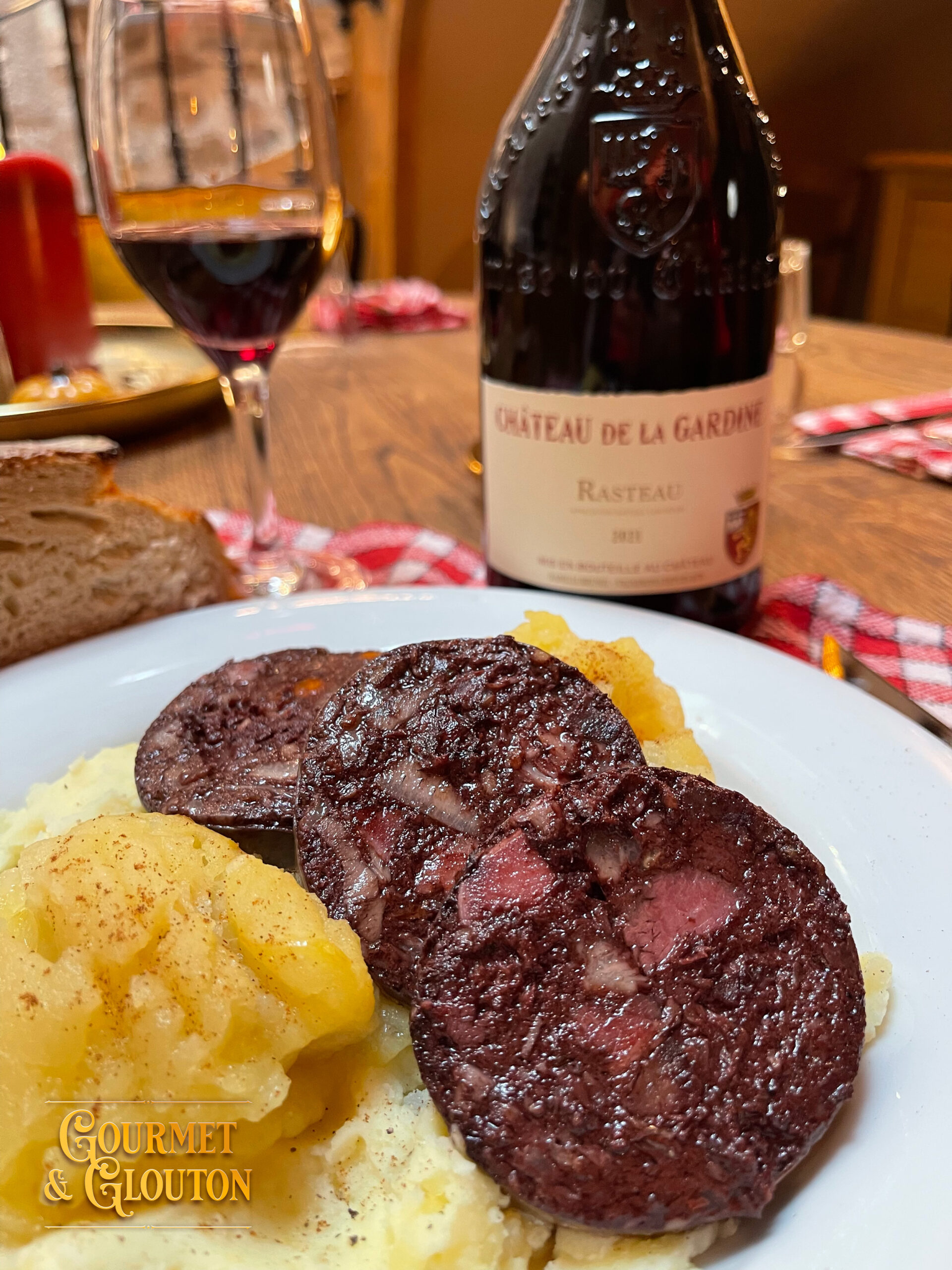 Restaurant, gastronomie, Auvergnate, boudin, noir, Chaudesaigues, Chaudes-Aigues - Gourmet & Glouton