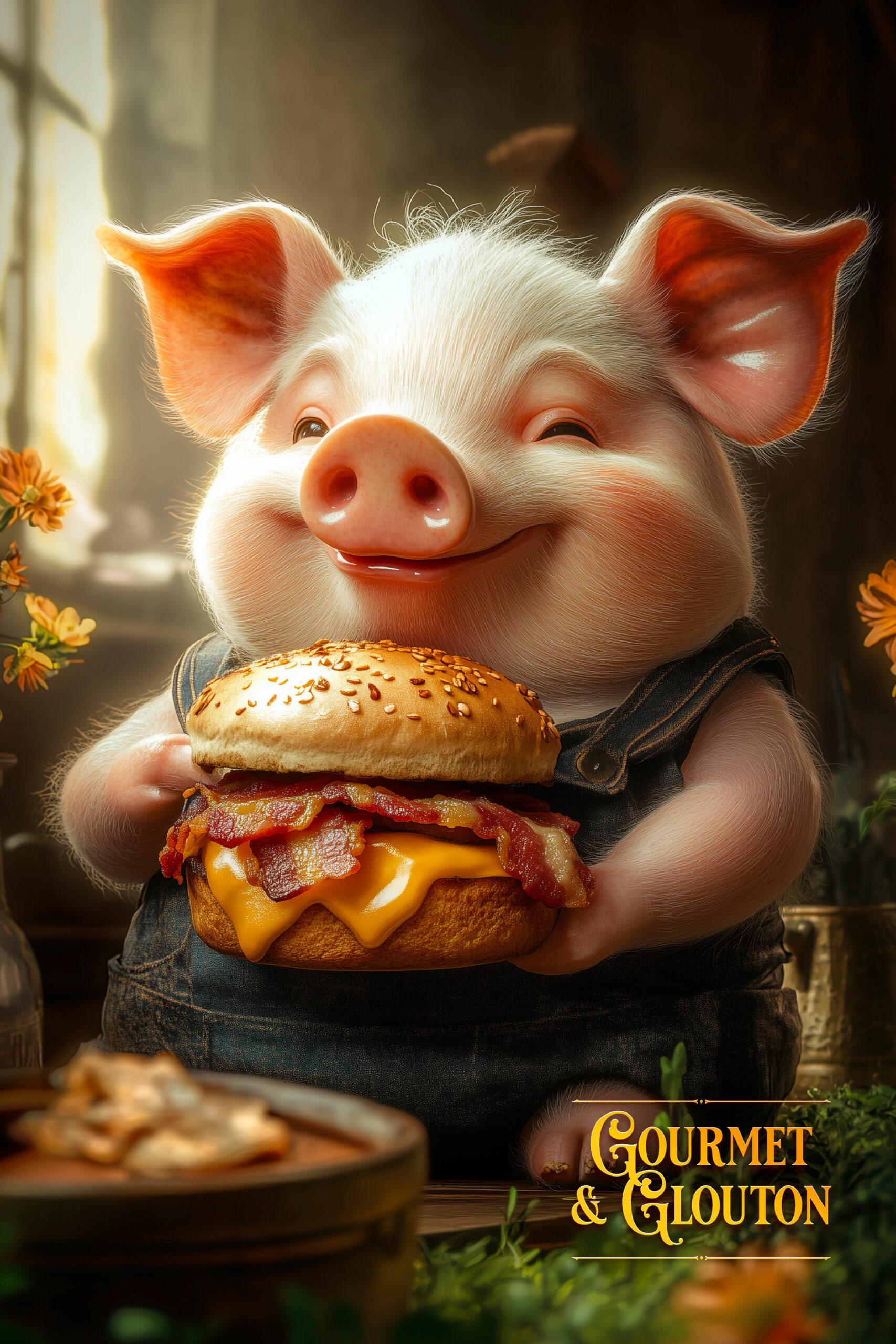  Burger Double G Aubrac à la plancha chez Gourmet & Glouton, restaurant à Chaudes-Aigues, Cantal 