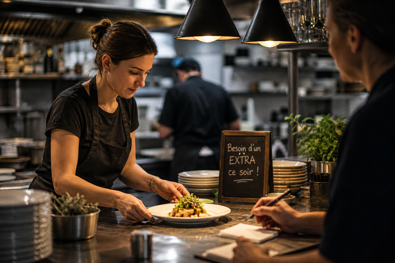 travail en extra restauration à Chaudes-Aigues service en cuisine besoin renfort équipe